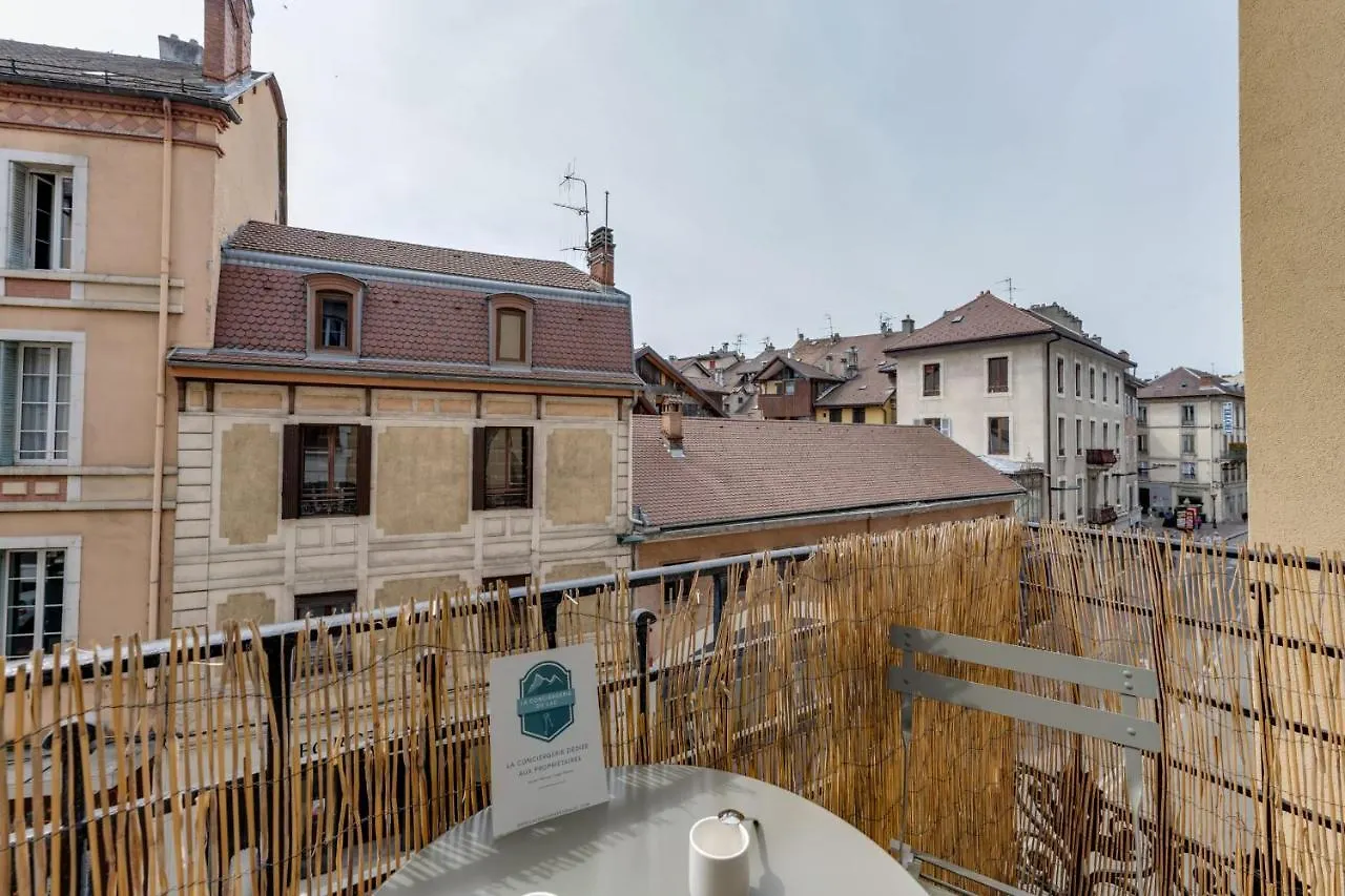 Le Mont Blanc - Charming T1 Ideal For 2 People With Balcony Annecy Apartment